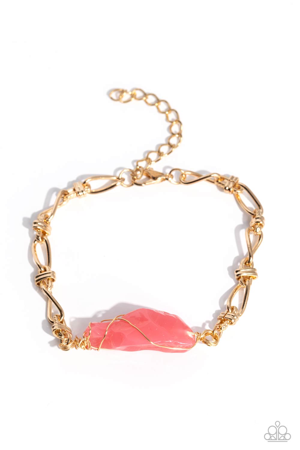 Paparazzi Bracelets - Whimsically Wrapped - Pink