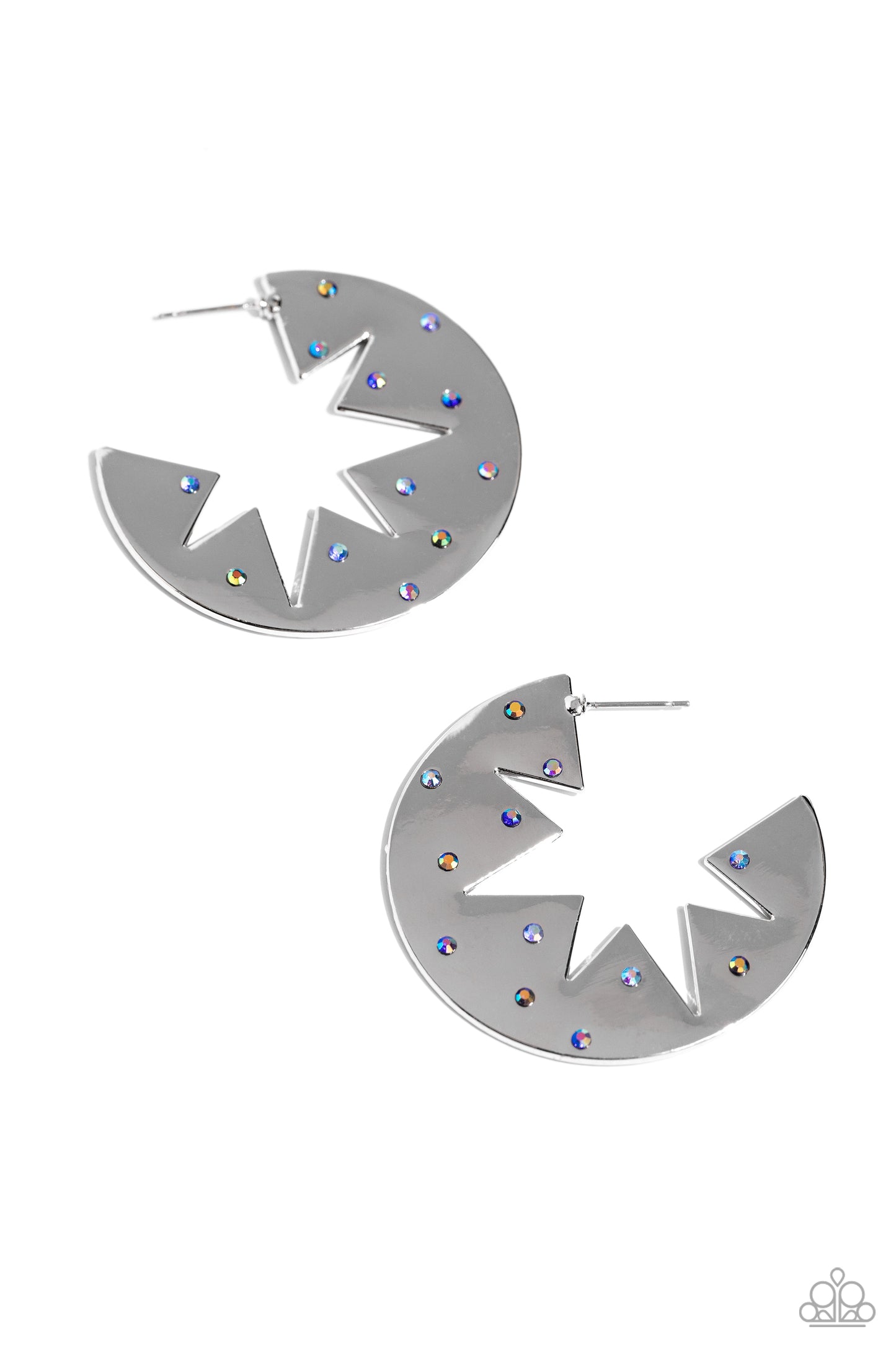Paparazzi Earrings - Starry Sensation - Blue