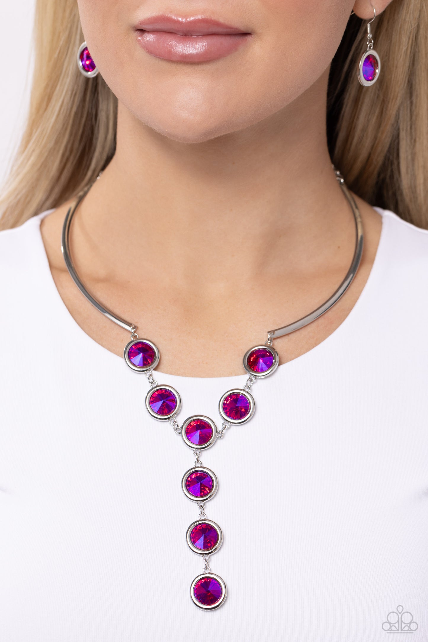 Paparazzi Necklaces - Cheers to Confidence - Pink