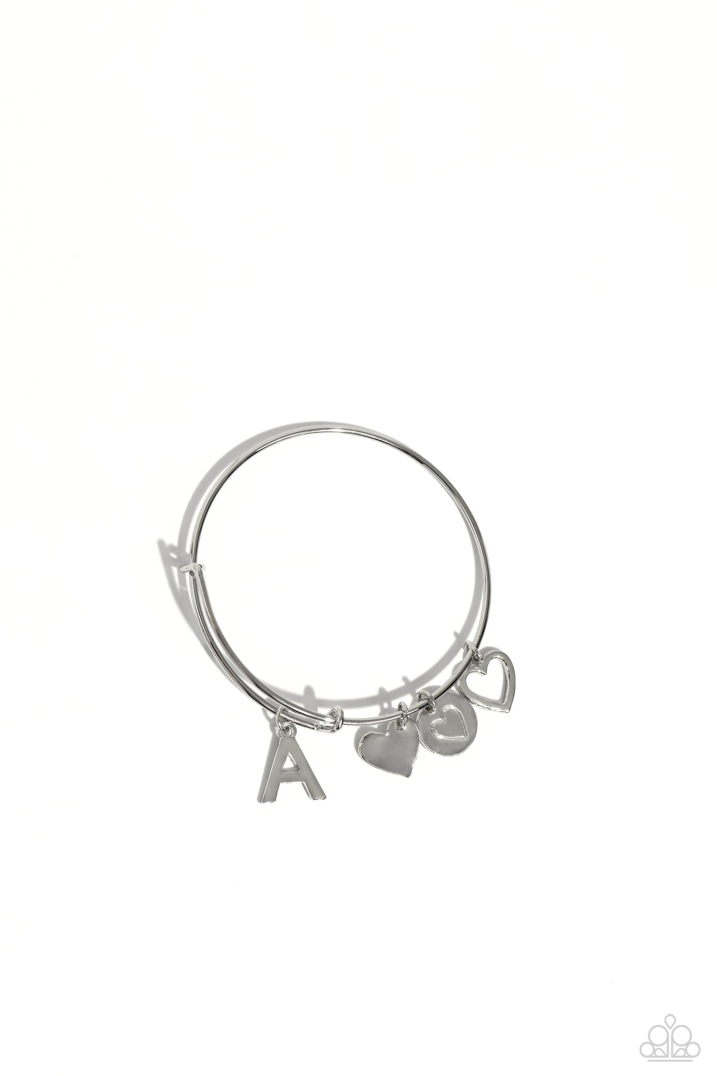 Paparazzi Bracelets - Making It INITIAL - Silver - A