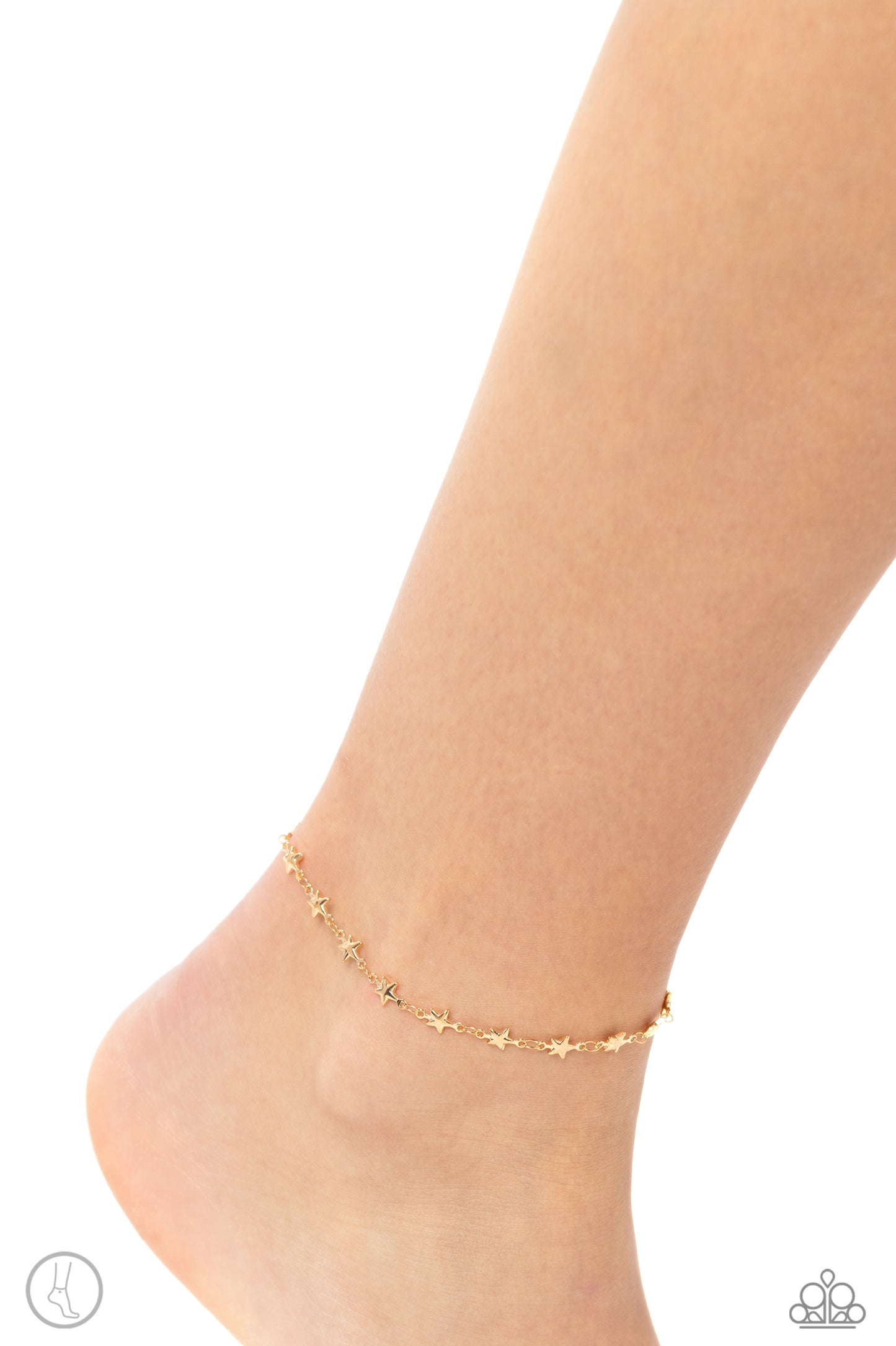 Paparazzi Anklets - Starry Swing Dance - Gold