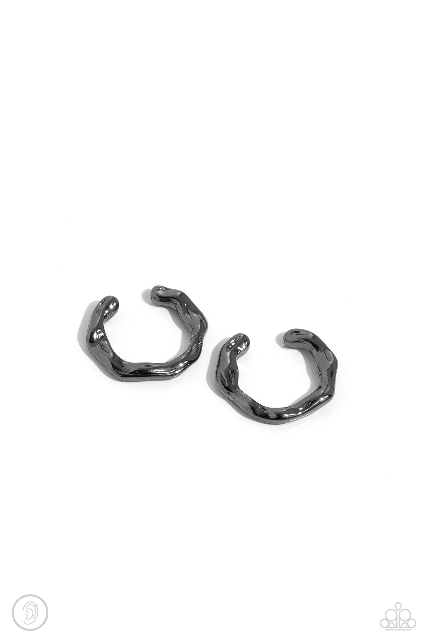 Paparazzi Earrings - Enigmatic Echo - Black