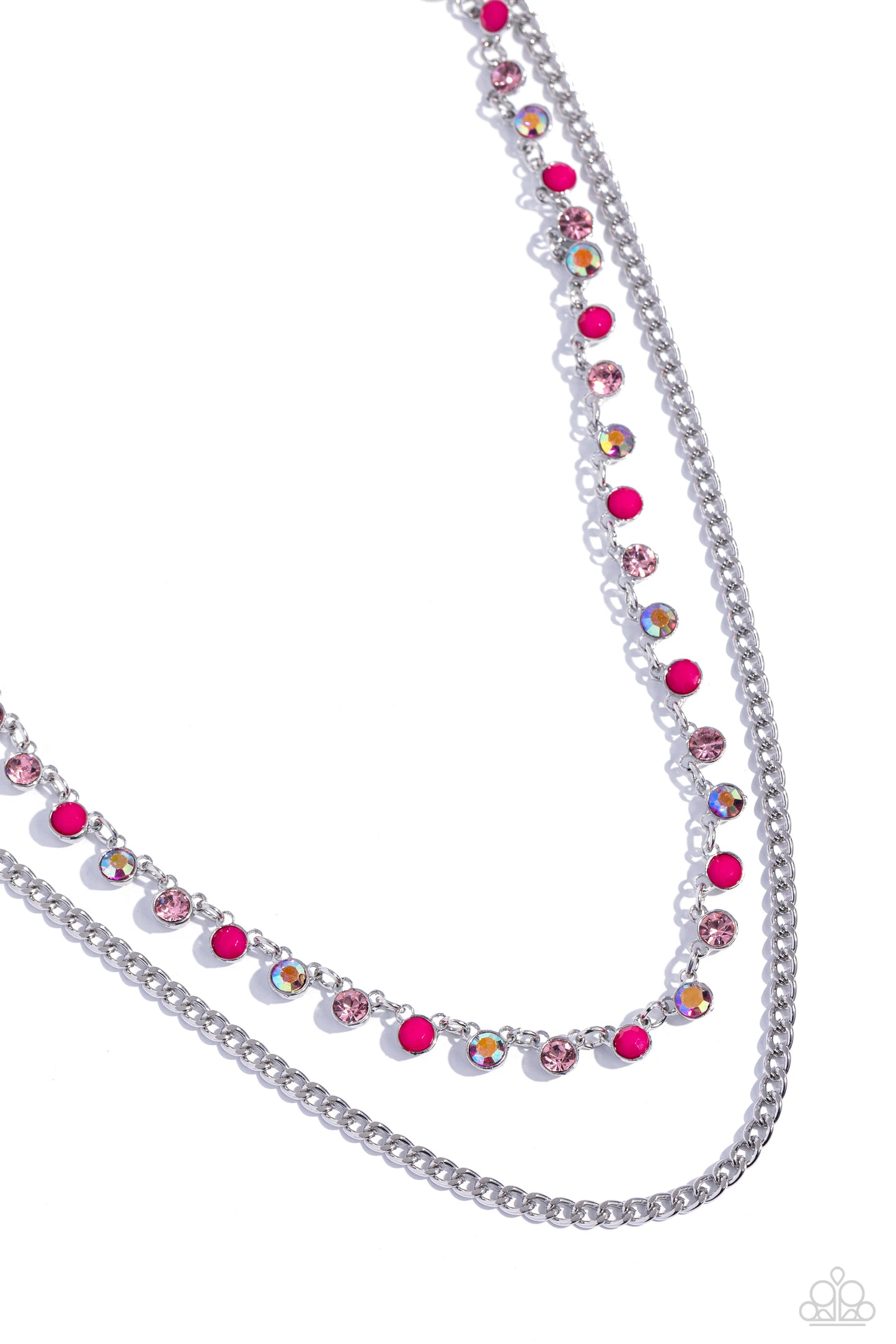Paparazzi Necklaces - Delicate Dame - Pink