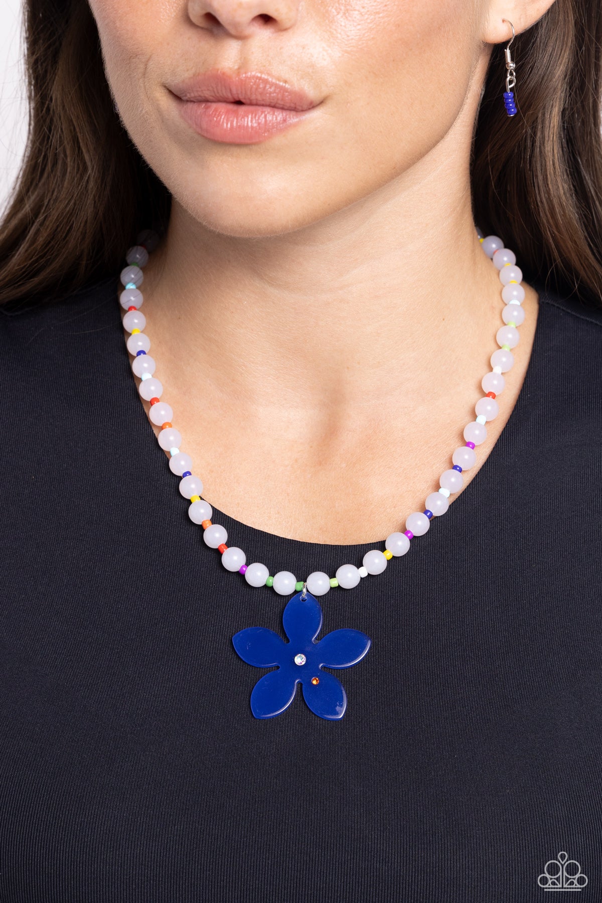 Paparazzi Necklaces - Nostalgic Novelty - Blue