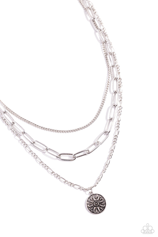 Paparazzi Necklaces - Appointed Artistry - Silver