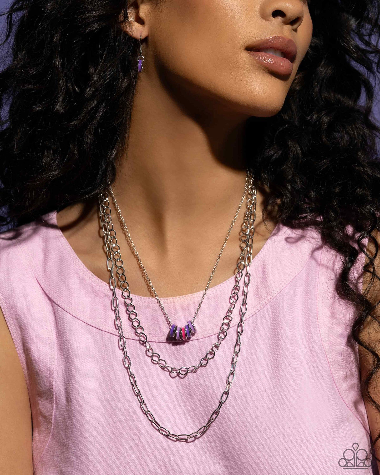 Paparazzi Necklaces - Colorful Cadet - Purple