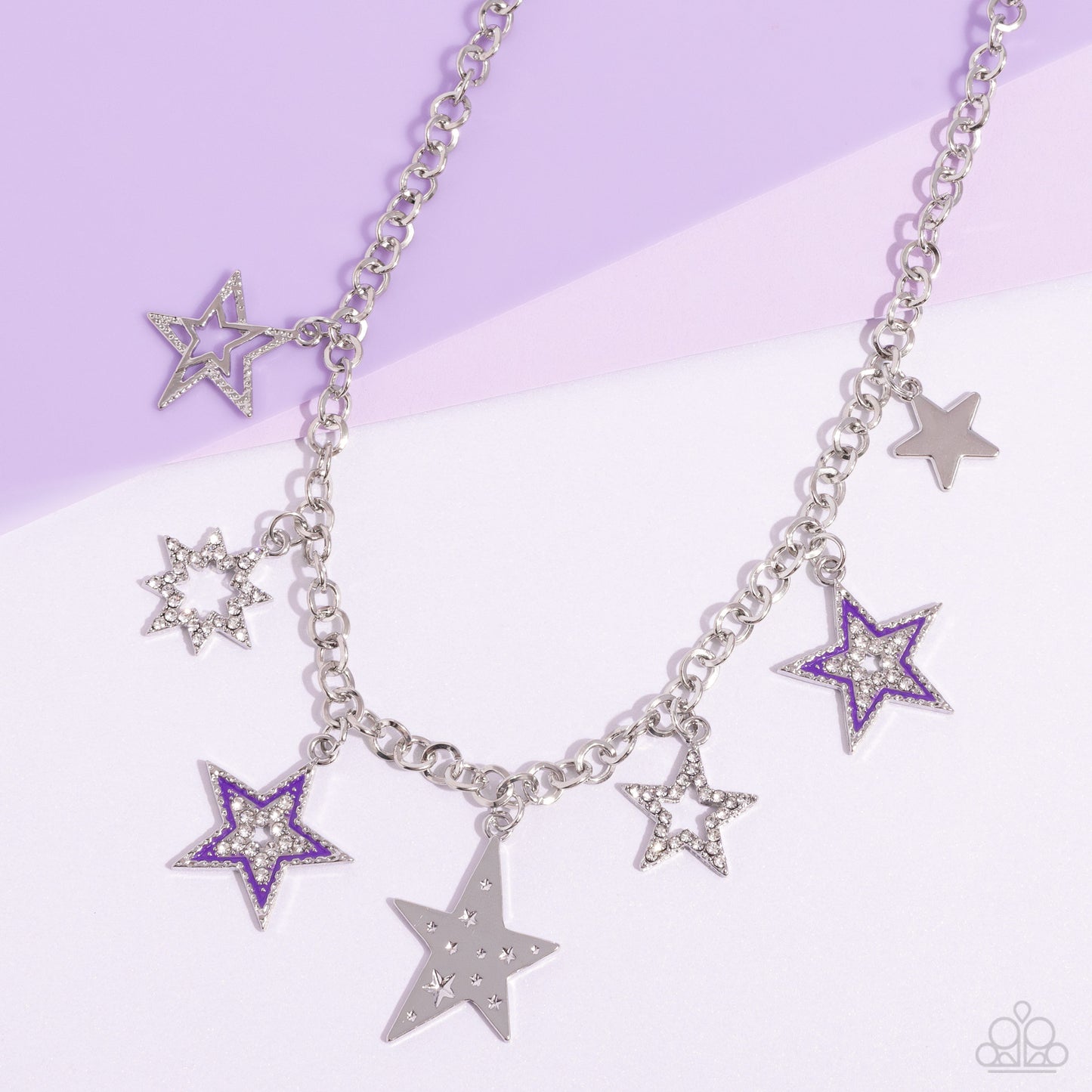 Paparazzi Necklaces - Starstruck Sentiment - Purple