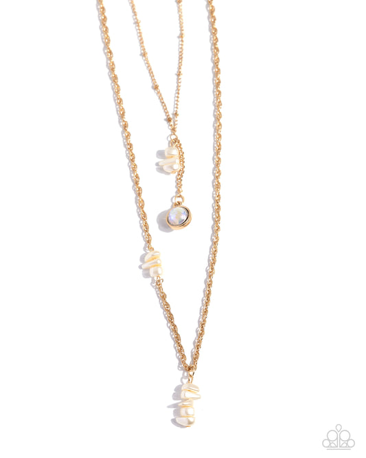 Paparazzi Necklaces - Leisurely Layered - Gold