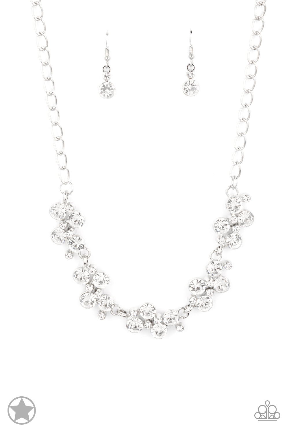 Paparazzi Blockbuster Necklaces - Hollywood Hills - White