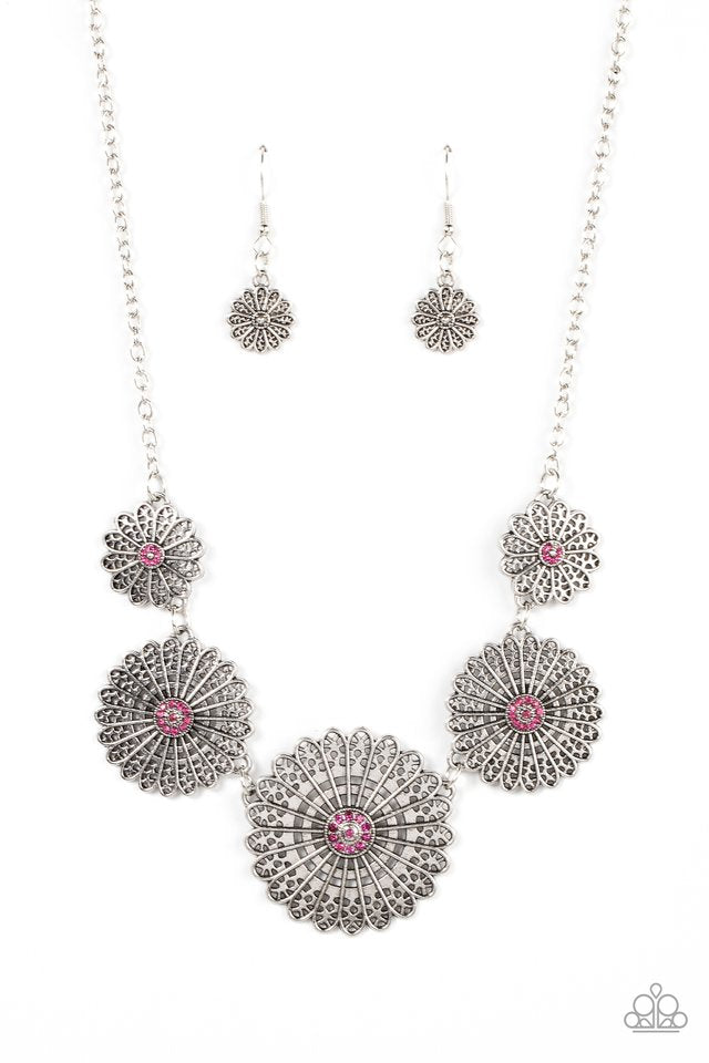 Paparazzi Necklaces - Marigold Meadows - Pink