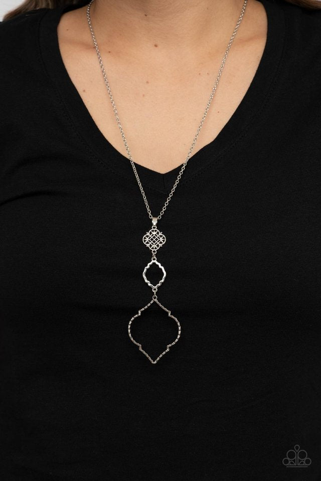 Paparazzi Necklaces - Marrakesh Mystery - Silver