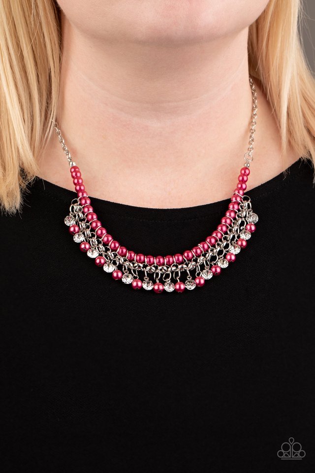 Paparazzi Necklaces - A Touch of Classy - Pink