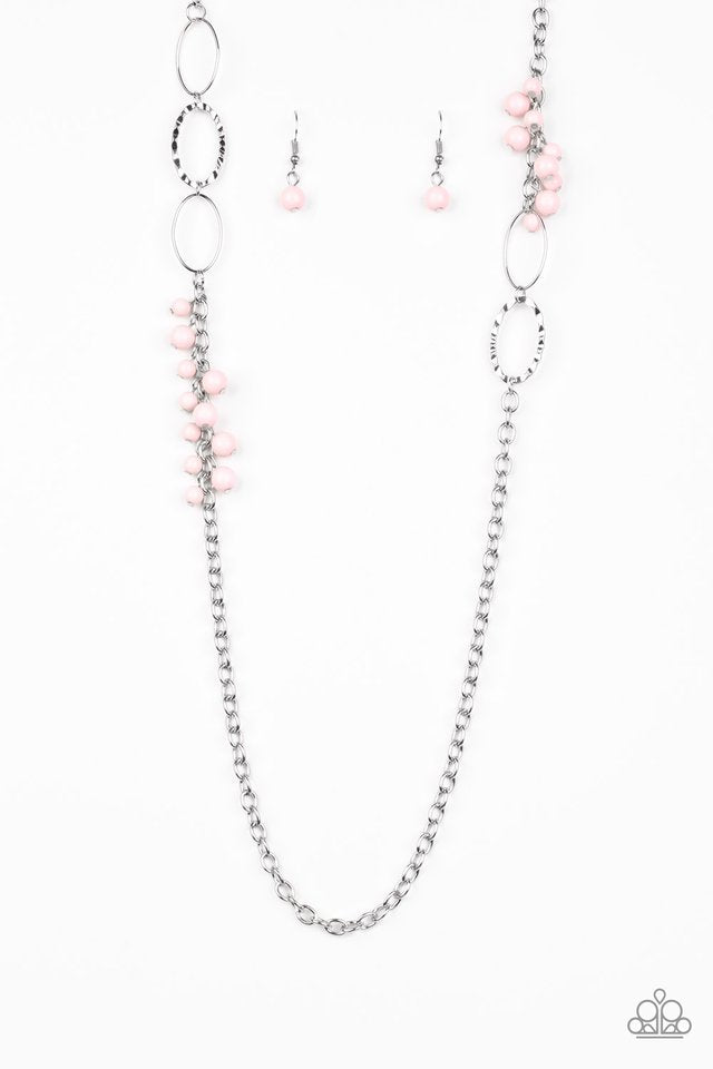 Paparazzi Necklaces - Flirty Foxtrot - Pink