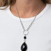 Paparazzi Necklaces - Valley Girl Glamour - Black