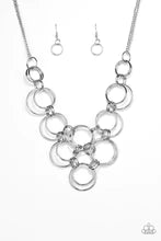 Paparazzi Necklaces - Ringing off the Hook - Silver