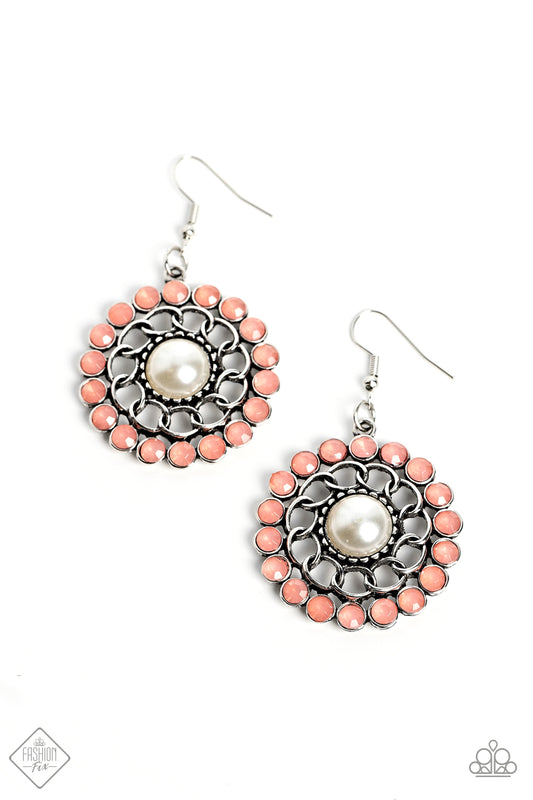 Paparazzi Earrings - Effortlessly Eden - Orange