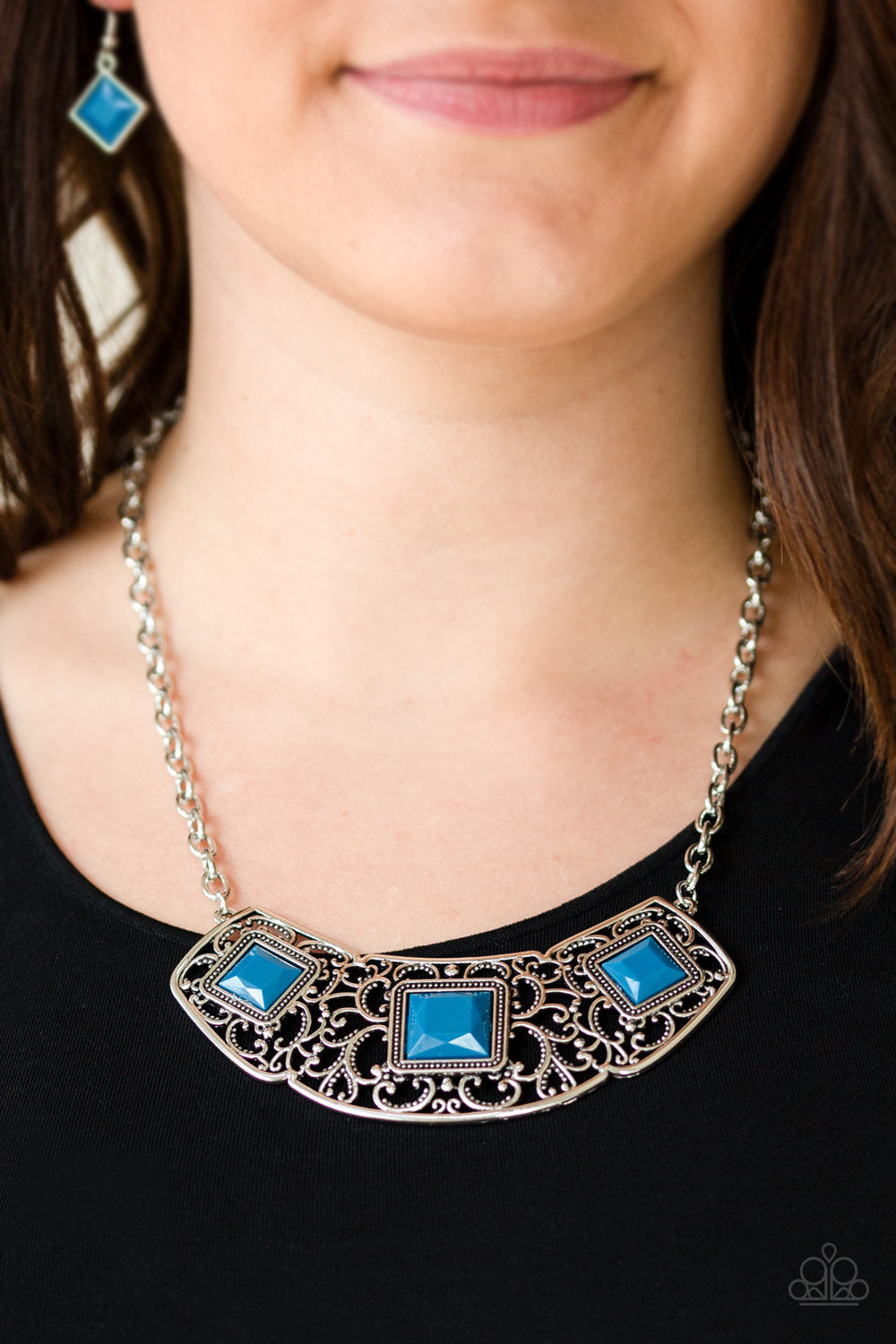 Paparazzi Necklaces - Feeling Inde-pedent - Blue