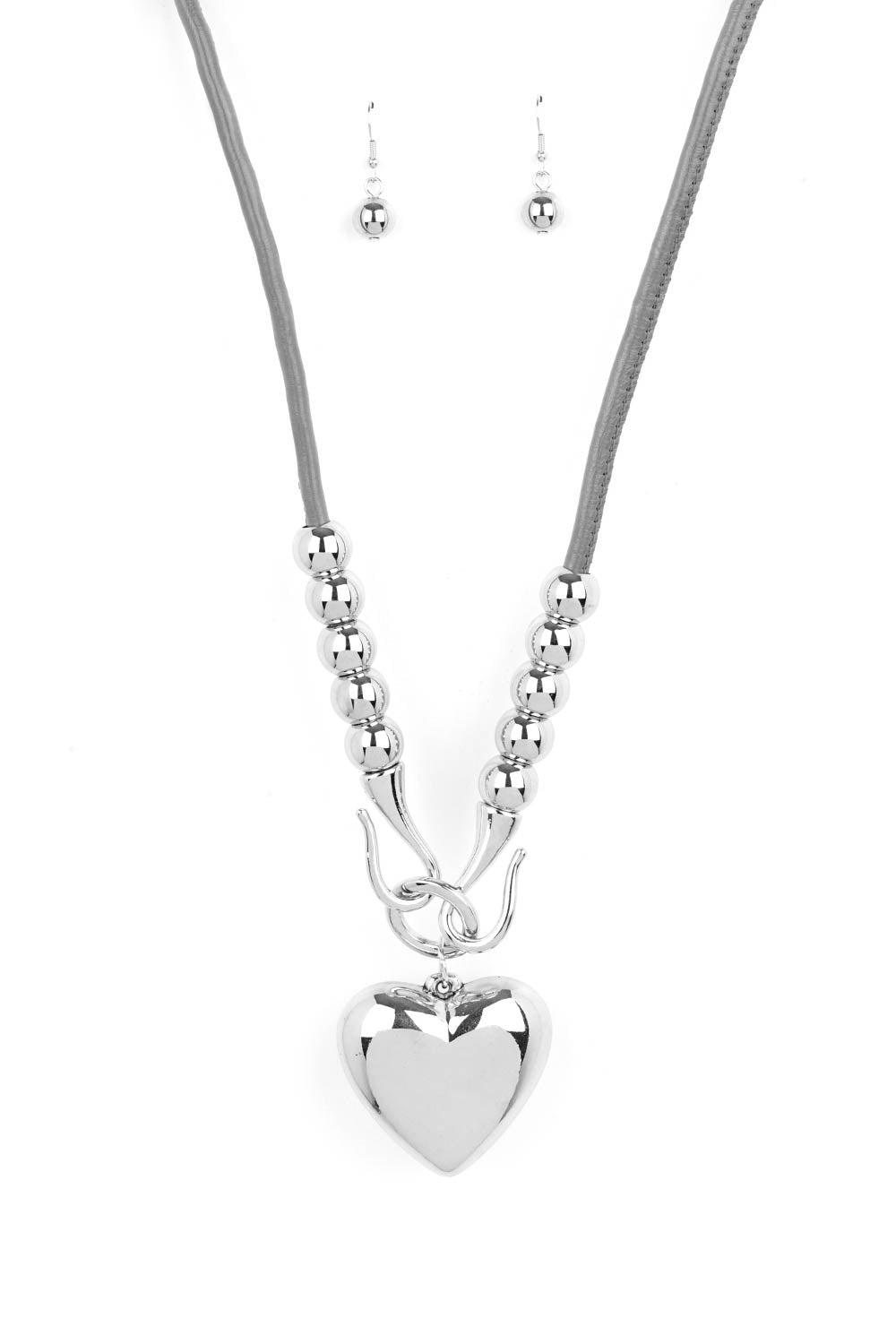 Paparazzi Necklaces - Forbidden Love - Silver