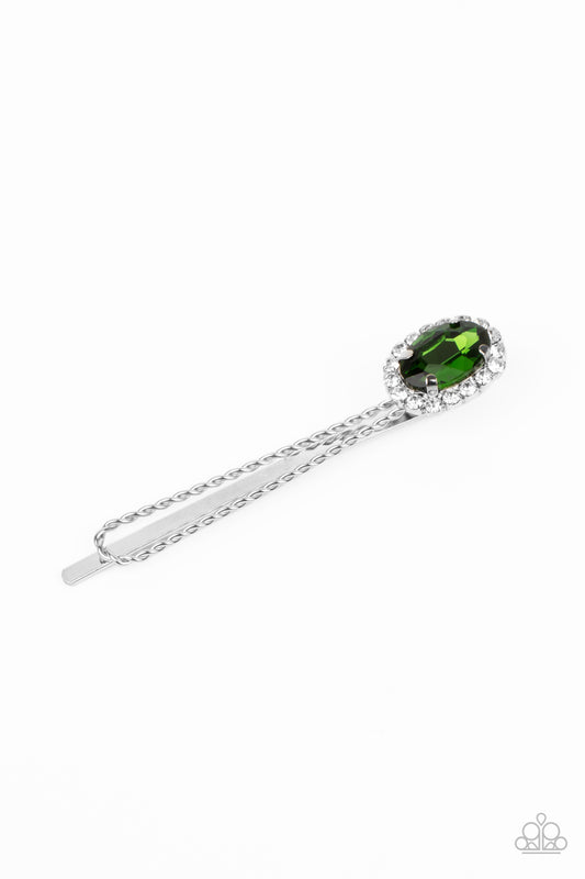 Paparazzi Hair Accessories - Gala Glitz - Green