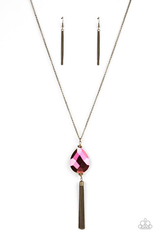 Paparazzi Necklaces - Interstellar Solstice - Brass