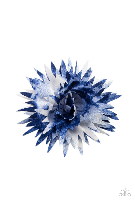 Paparazzi Hair Accessories - My Favorite Color Is Tie Dye - Blue