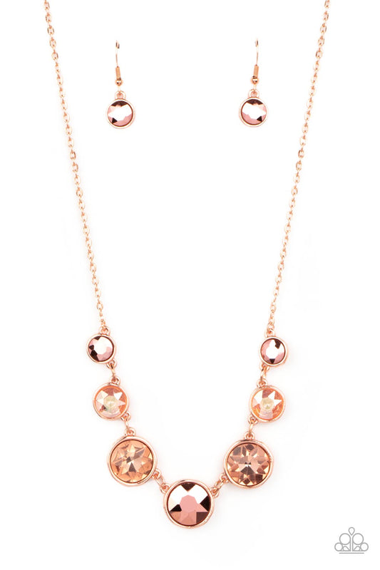 Paparazzi Necklaces - Pampered Powerhouse - Copper