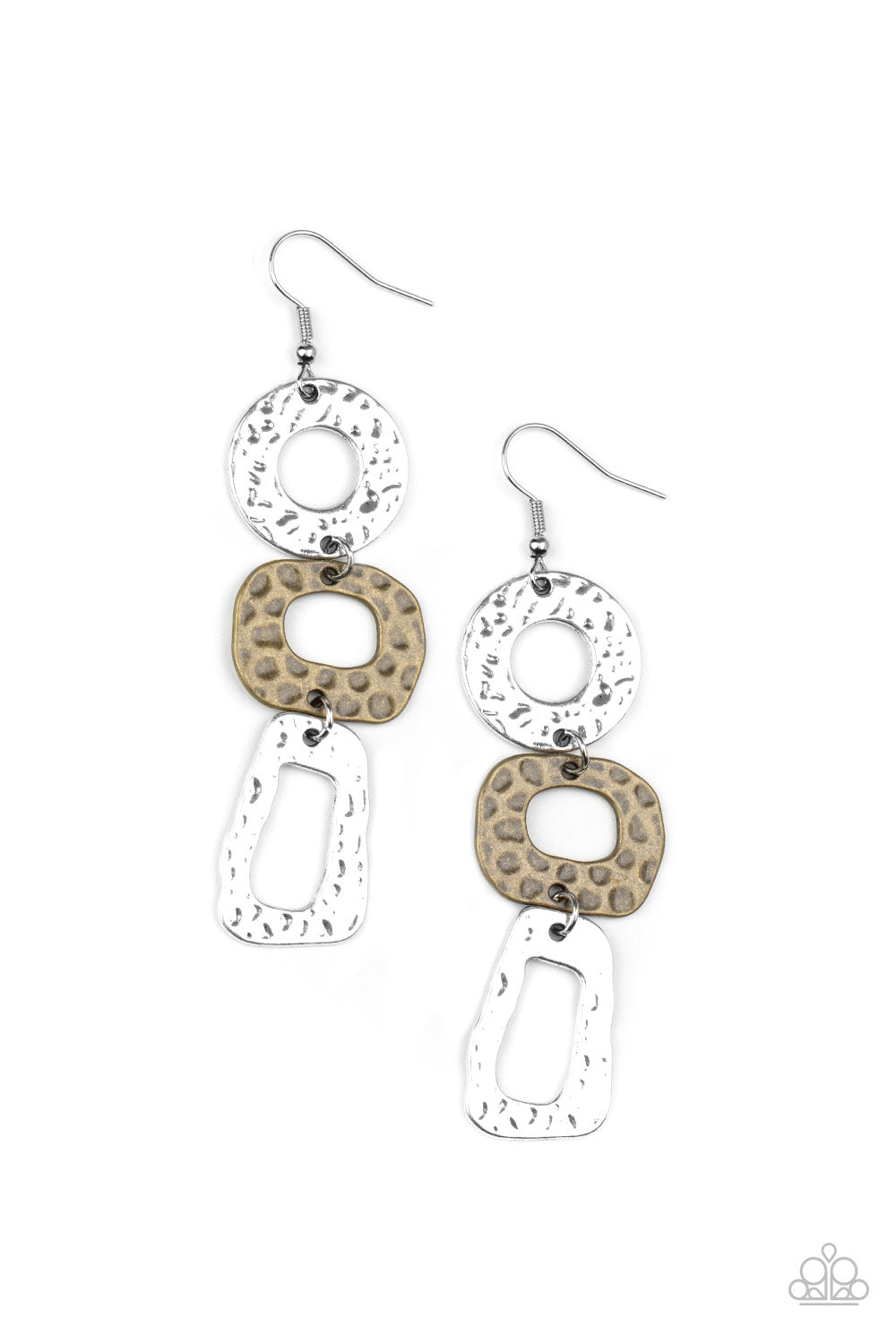 Paparazzi Earrings - Prehistoric Prowl - Multi