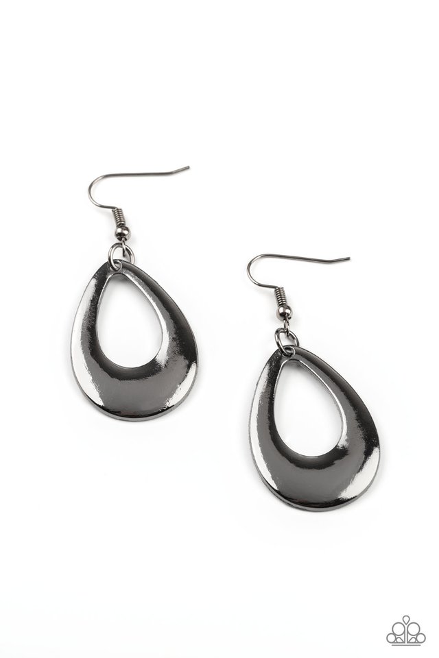 Paparazzi Earrings - All Allure, All The Time - Black