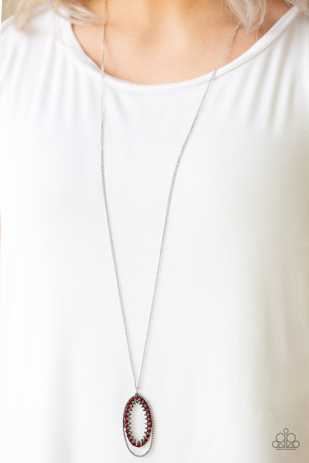 Paparazzi Necklaces - Money Mood - Red