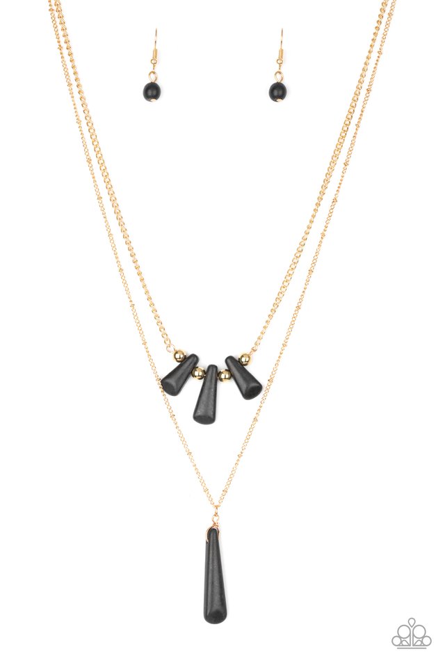 Paparazzi Necklaces - Basic Groundwork - Black