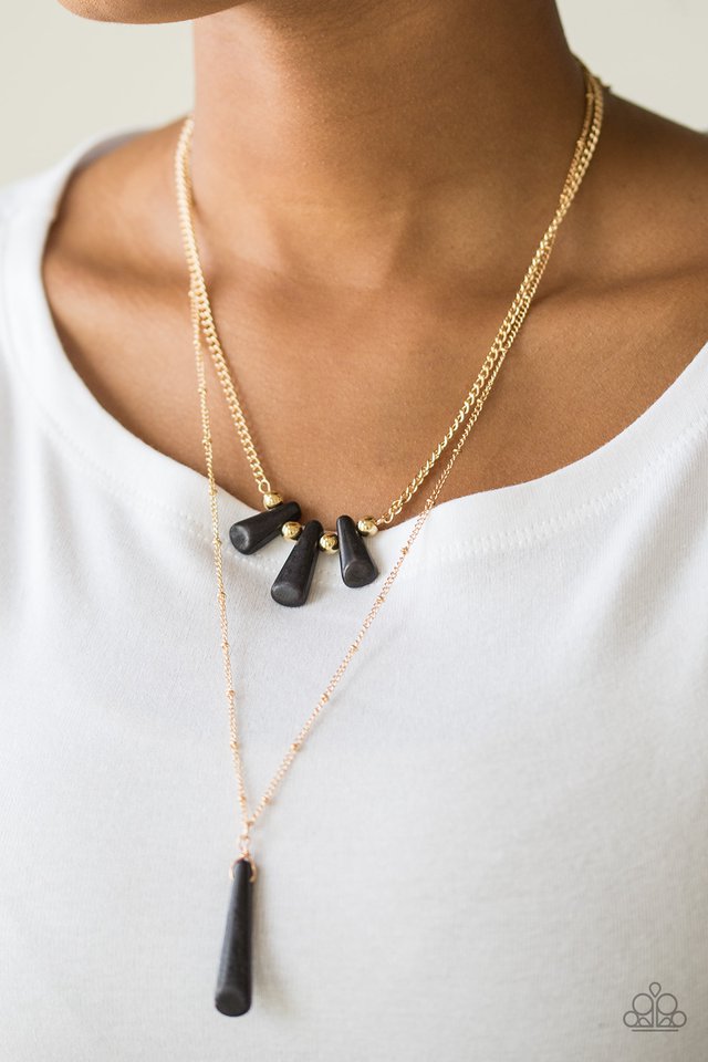 Paparazzi Necklaces - Basic Groundwork - Black