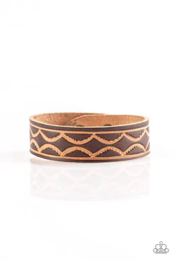 Paparazzi Urban Collection - Zion Horizon - Brown Wrap