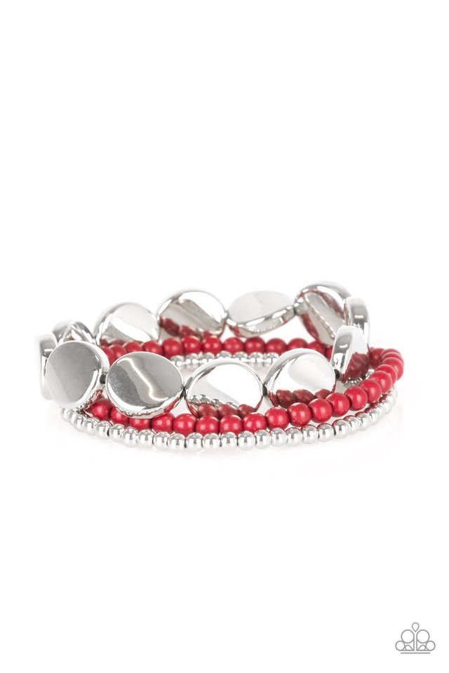 Paparazzi Bracelets - Beyond the Basics - Red