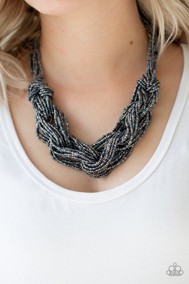 Paparazzi Necklaces - City Catwalk - Blue