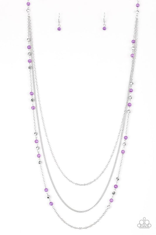 Paparazzi Necklaces - Colorful Cadence - Purple
