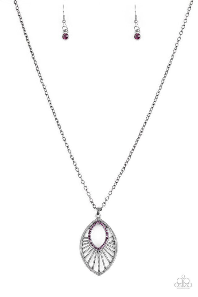 Paparazzi Necklaces - Court Couture - Purple