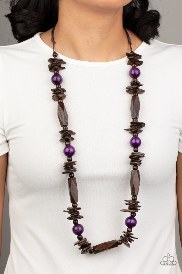 Paparazzi Necklaces - Cozumel Coast - Purple