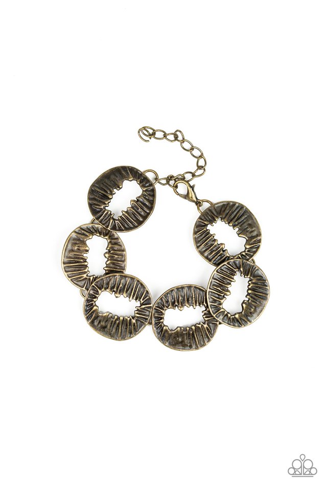 Paparazzi Bracelets - Cut It Out - Brass