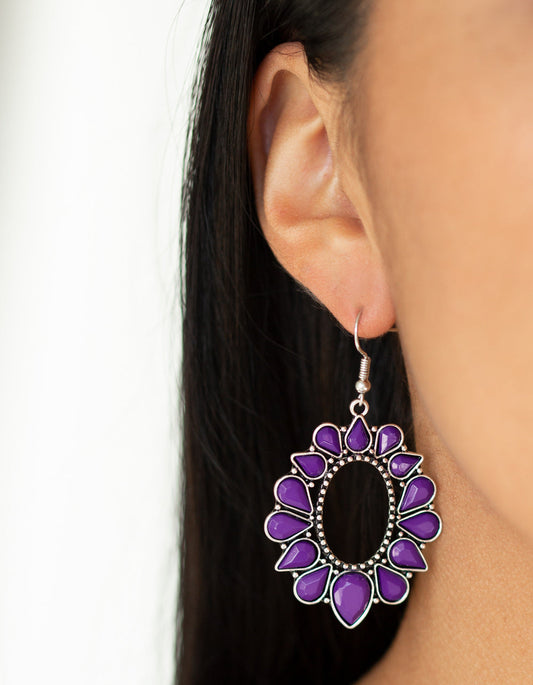 Paparazzi earring - Fashionista Flavor - Purple