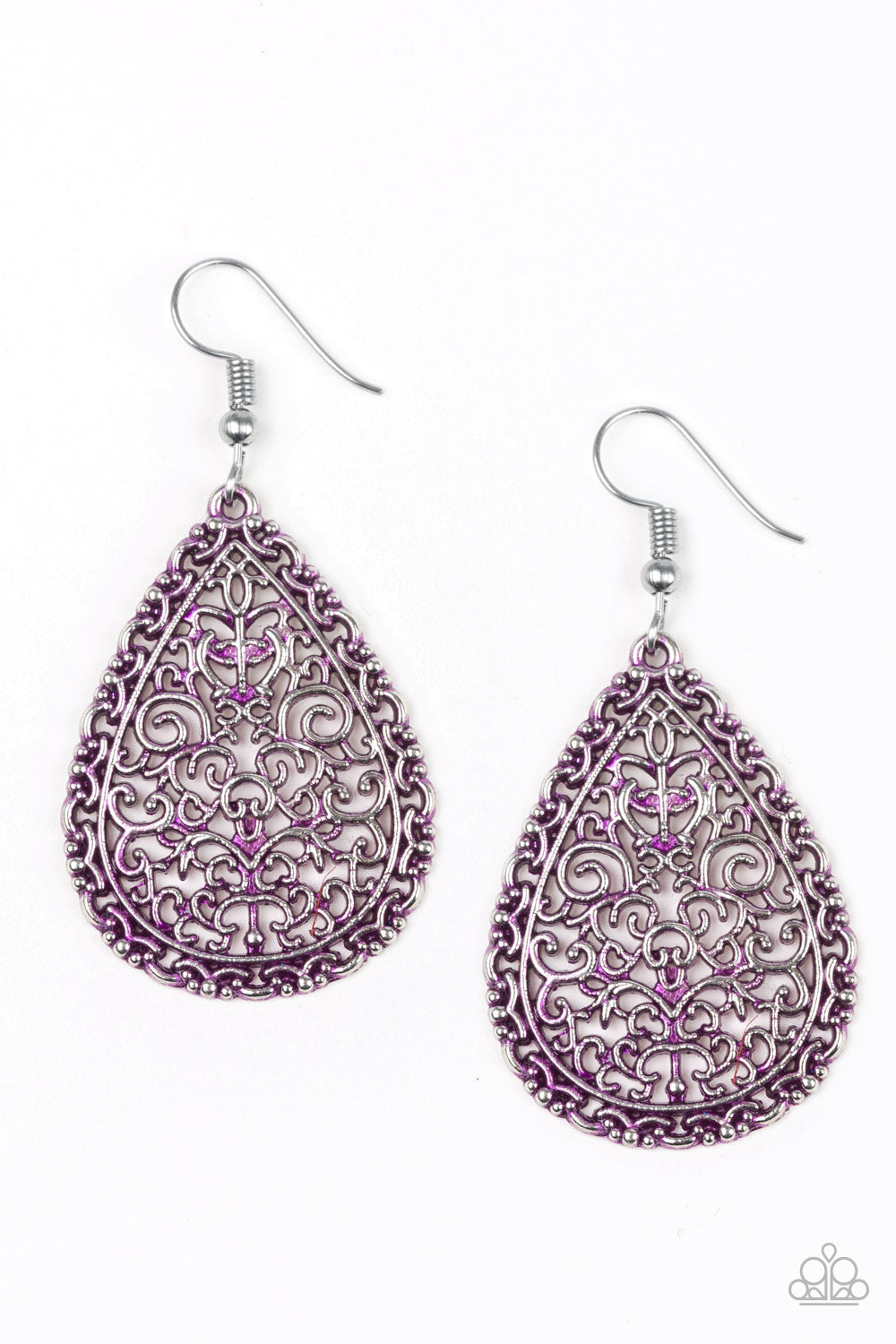 Paparazzi Earrings - Indie Idol - Purple