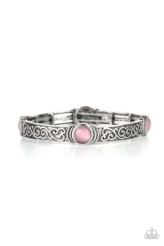 Paparazzi Bracelets - Ethereally Enchanting - Pink