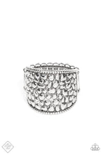 Paparazzi Rings - Dotted Decorum - Silver - Fashion Fix October 2021