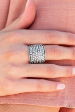 Paparazzi Rings - Dotted Decorum - Silver - Fashion Fix October 2021