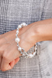 Paparazzi Bracelets - Chicly Celebrity - White - Fashion Fix Oct. 2021