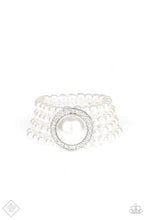 Paparazzi Bracelets - Top Tier Twinkle - White