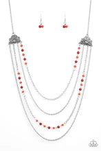 Paparazzi Necklaces - Pharaoh Finesse - Red