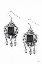 Paparazzi Earrings - Open Pastures - Black