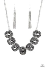 Paparazzi Necklaces - Iced Iron - Silver
