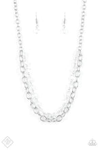 Paparazzi Necklaces - Block Party Princess - White
