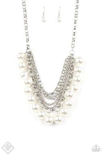 Paparazzi Necklaces - On-Way Wall Street - White